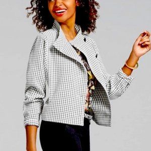 CAbi Osama Nights Windowpane Blazer Jacket 3173